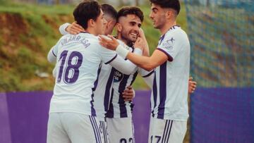 El Promesas del Real Valladolid, muy cerca de jugar su primer playoff de ascenso.