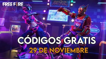 Free Fire | Códigos de hoy martes 29 de noviembre de 2022: recompensas gratis