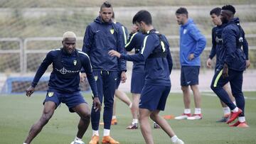 Jugadores del Málaga