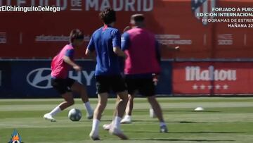 Increíble jugada de João Félix a Vitolo en entrenamiento