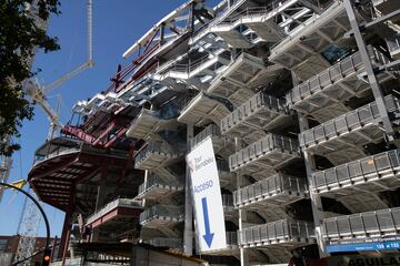 Así avanzan las obras del Santiago Bernabéu