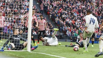 Gol de Casemiro ante el Athletic.