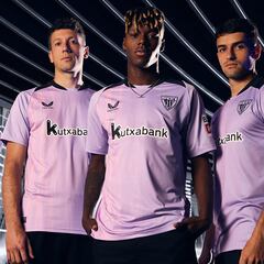 Nico, imagen de la tercera equipación del Athletic antes de ir a Montjuïc