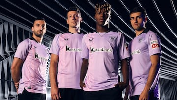 Nico, imagen de la tercera equipación del Athletic antes de ir a Montjuïc