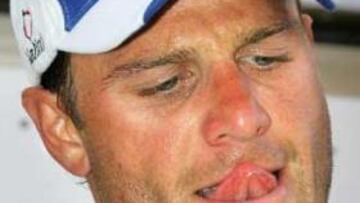 <B>TRES VICTORIAS.</B> El ciclista del Fassa Bortolo está en una gran forma y lo demuestra en cada sprint.