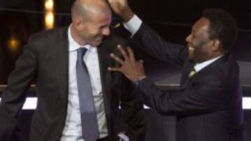 Pelé: "Votaría a Messi pero Zidane fue mejor jugador que él"