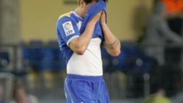 Adrián Colunga, delantero del Getafe.