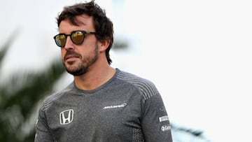 Fernando Alonso, piloto de McLaren, en Rusia.