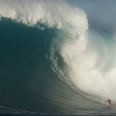 El vídeo más completo de las históricas olas gigantes en Jaws