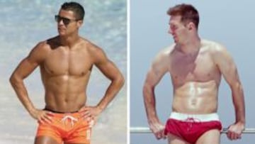 Las tabletas de Cristiano Ronaldo y Messi.