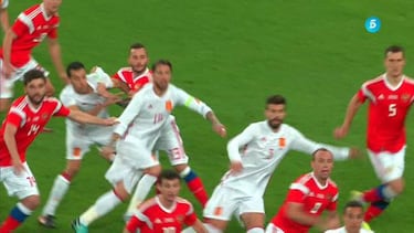 Iturralde vio penalti por mano de Kuzyaev, pero no sobre Ramos