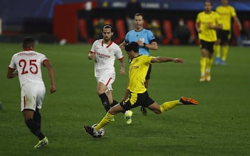 Dahoud empató el partido. 1-1.
