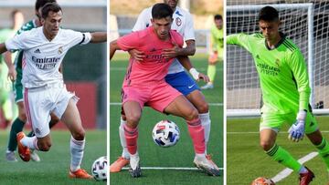 Kenneth Soler, Hugo Duro y Mario de Luis, tres de los fichajes que ha hecho el Madrid este verano para La Fábrica blanca.