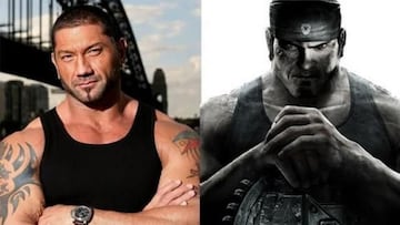 Dave Bautista quiere ser Marcus Fenix en la película de Gears of War