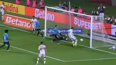 Nadie puede creer esto de Tapia en Brasil: ¡abajo del arco!