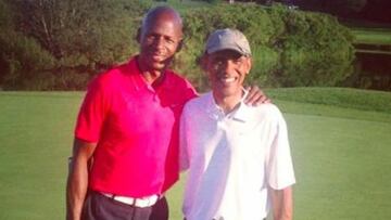 Ray Allen se pasa al golf con Obama como compañero