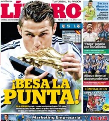 Portadas de la prensa deportiva