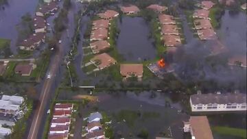 El huracán Ian llegó al oeste de Florida con vientos de más de 240 km/h, provocando inundaciones catastróficas en varias localidades, también ha dejado inundaciones  y graves destrozos en el centro de la península. La tormenta provocó una marejada ciclónica  que inundó grandes áreas del suroeste de Florida, las áreas cercanas a la costa han quedado arrasadas.