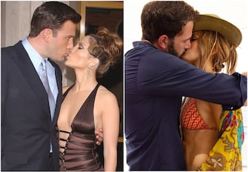 Luego de terminar con Gwyneth Paltrow, Ben Affleck se sumergió en un sólido romance con Jennifer Lopez, la pareja estaba tan enamorada que se comprometieron meses después de iniciar su noviazgo, sin embargo, debido a la presión del ojo público ‘Bennifer’ terminó su compromiso en 2004.
Por fortuna, la expareja decidió darse una segunda oportunidad luego de 17 años. La Diva del Bronx y el ganador al Oscar se encuentran aprovechando su romance al máximo. De hecho, existen rumores de boda, además de poder expandir la familia.