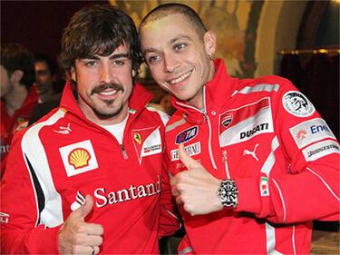 Rossi se pone la venda