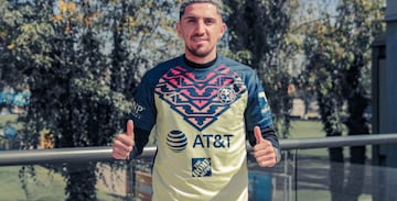 El volante llega al América para la temporada 2022, luego de grandes campañas en el Santos Laguna.