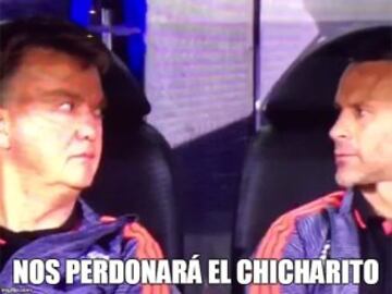 Memes del arrepentimiento de Van Gaal por el Chicharito