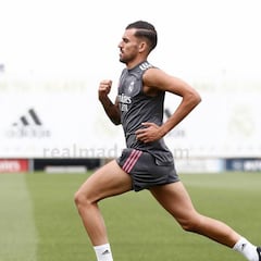 Mariano, Brahim y Ceballos se entrenan al margen del grupo