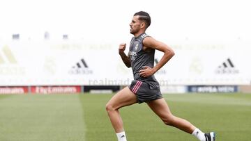 Mariano, Brahim y Ceballos se entrenan al margen del grupo