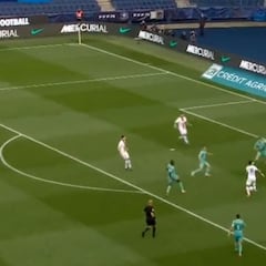 La rabona de Di María para asistir a Icardi en el PSG vs Angers