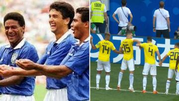 Bebeto y Romario pasaron a la historia; Colombia y su baile, no