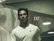 Diego Arias, DT de Nacional, en la llegada a un partido.