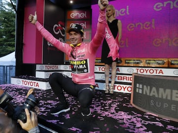 Roglic se ha convertido en la primera maglia rosa de 2019.