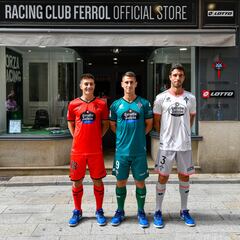 El homenaje a la ciudad marca las equipaciones del Racing de Ferrol