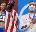 Estados Unidos también dominó el medallero de atletismo y natación ¿cuántas medallas logró?