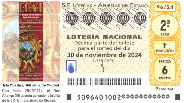Lotería Nacional: comprobar los resultados del sorteo de hoy, sábado 30 de noviembre