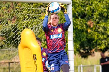 Así fue el último entrenamiento de la Selección Colombia Femenina ante de enfrentar en la cuarta jornada del Grupo A de la Copa América a Ecuador.