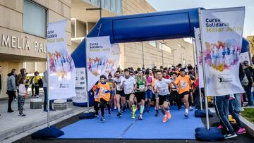 Imagen de la salida de la Cursa Solidaria Millor Junts.