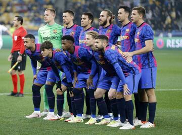 Equipo del Barcelona.