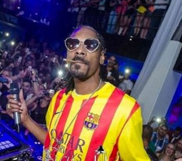 El mundo del Hip-hop tampoco es ajeno al Clásico. Snoop Dogg ha mostrado su orgullo culé en más de una ocasión. 