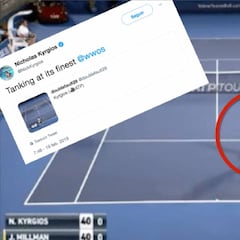 La última 'sobrada' de Kyrgios: así responde a los medios que le acusan de dejarse perder...