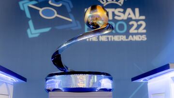 Trofeo de la Eurocopa de fútbol sala 2022.