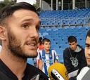 Lucas Pérez: "El entrenador nos pide que trabajemos en defensa"