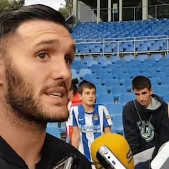 Lucas Pérez: "El entrenador nos pide que trabajemos en defensa"