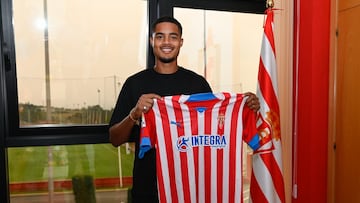 24-08-2022. JONATHAN VARANE, HERMANO DEL EX MADRIDISTA RAFAEL VARANE, JUGARÁ ESTA TEMPORADA EN EL FILIAL DEL SPORTING DE GIJÓN.