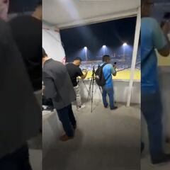 Exhiben los palcos de prensa del Estadio de Tamaulipas, no hay ni asientos