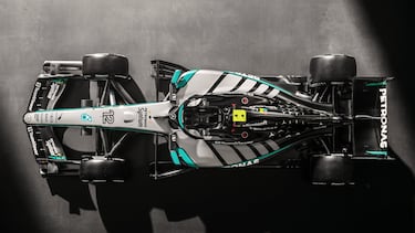 Mercedes ha revelado los primeros renders del W17, un monoplaza original que destaca por su nueva aerodinámica, con pontones alargados, toma de aire centrada y laterales más estrechos, anticipando el arma con la que Russell y Antonelli afrontarán la nueva era de 2026.