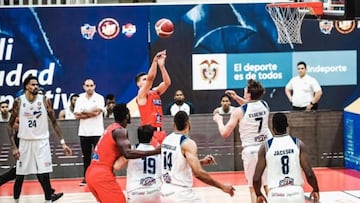 Partido de la Liga de Baloncesto en Colombia