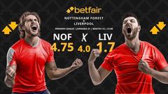 Nottingham Forest vs. Liverpool: horario, dónde ver, pronósticos, estadísticas y clasificación