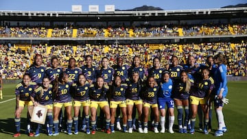 Selección Colombia Femenina en su amistoso ante Nueva Zelanda