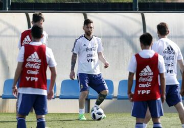 Barcelona 01Junio 2018, EspaÃ±a
Previa al Mundial 2018
Entrenamiento de la seleccion Argentina Ciudad Deportiva Joan Gamper, Barcelona.

Foto Ortiz Gustavo
